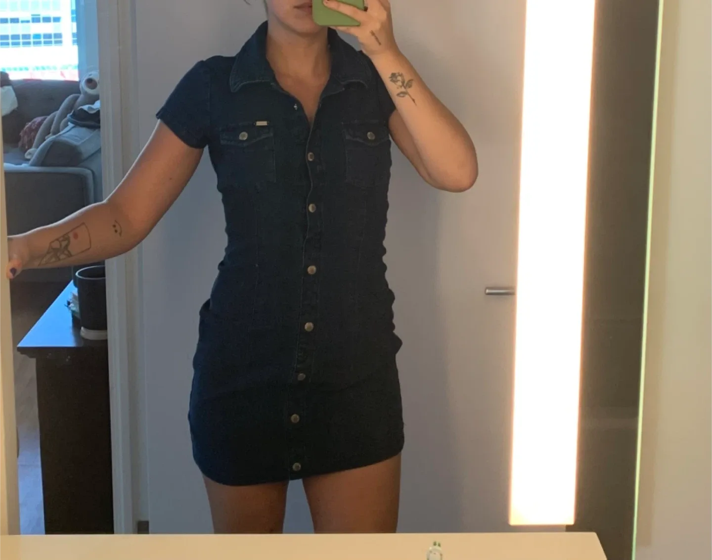 Guess Denim Mini Dress image indicator(2)