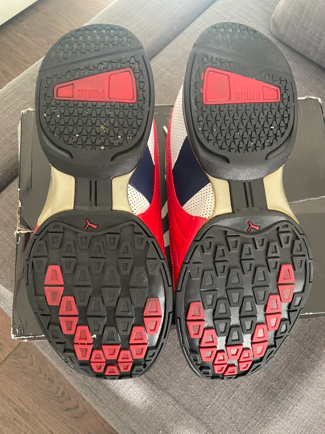 Puma Turin Sneakers - White, Red, & Blue - photo 4