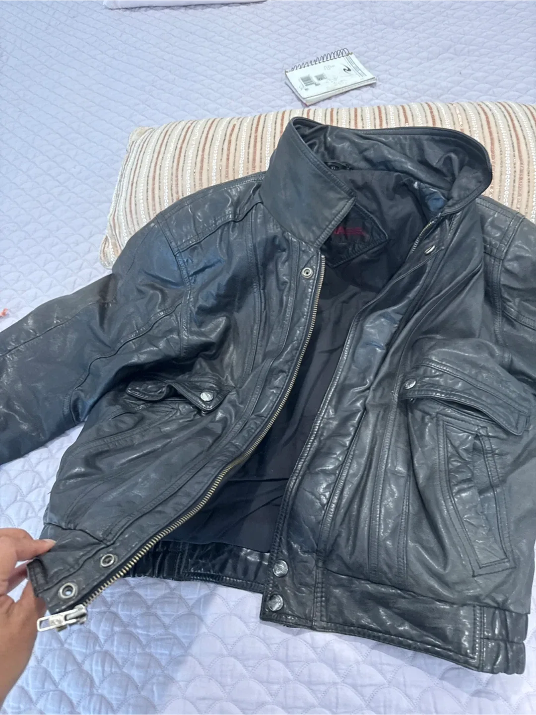 Mirage Black Leather Jacket image indicator(5)