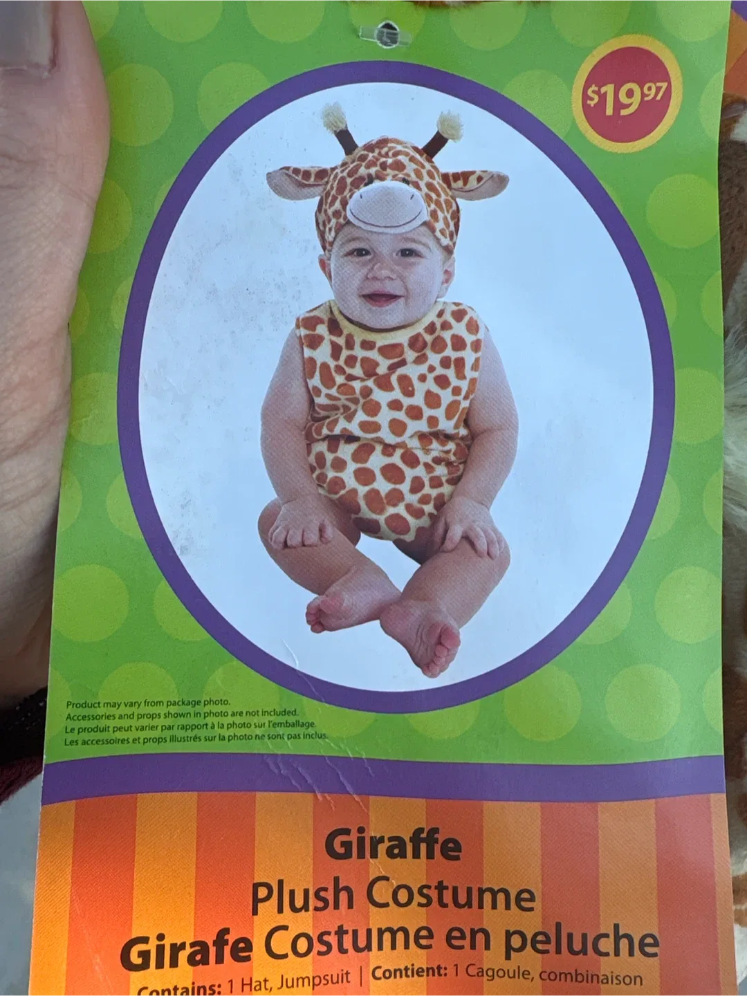 Infant Giraffe Plush Costume (0-9 Months) 🧡 thumbnail