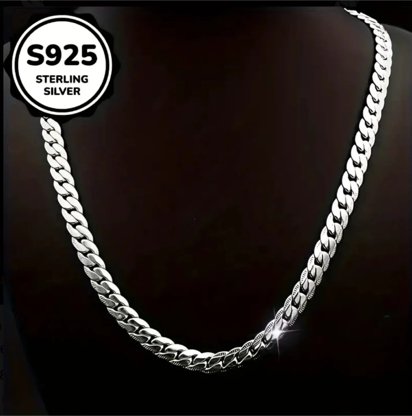 S925 Sterling Silver Chain Necklace $35 thumbnail
