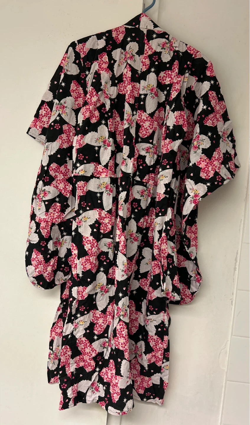 Japanese Cotton Floral Kimono - Size 150 - photo 2