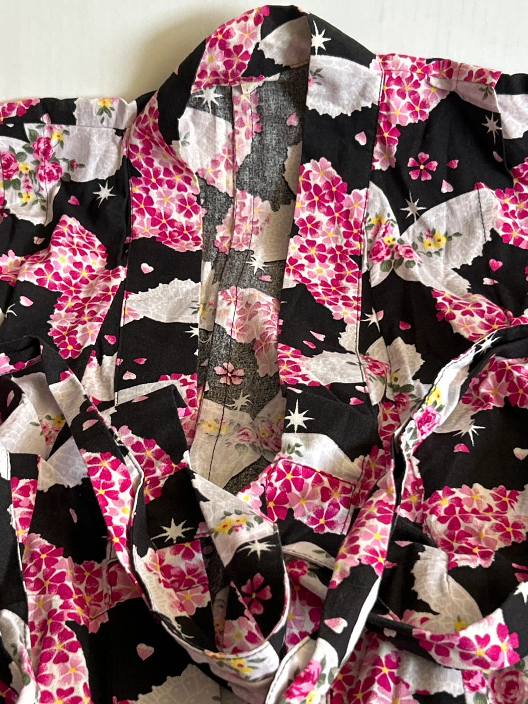 Japanese Cotton Floral Kimono - Size 150 - photo 4