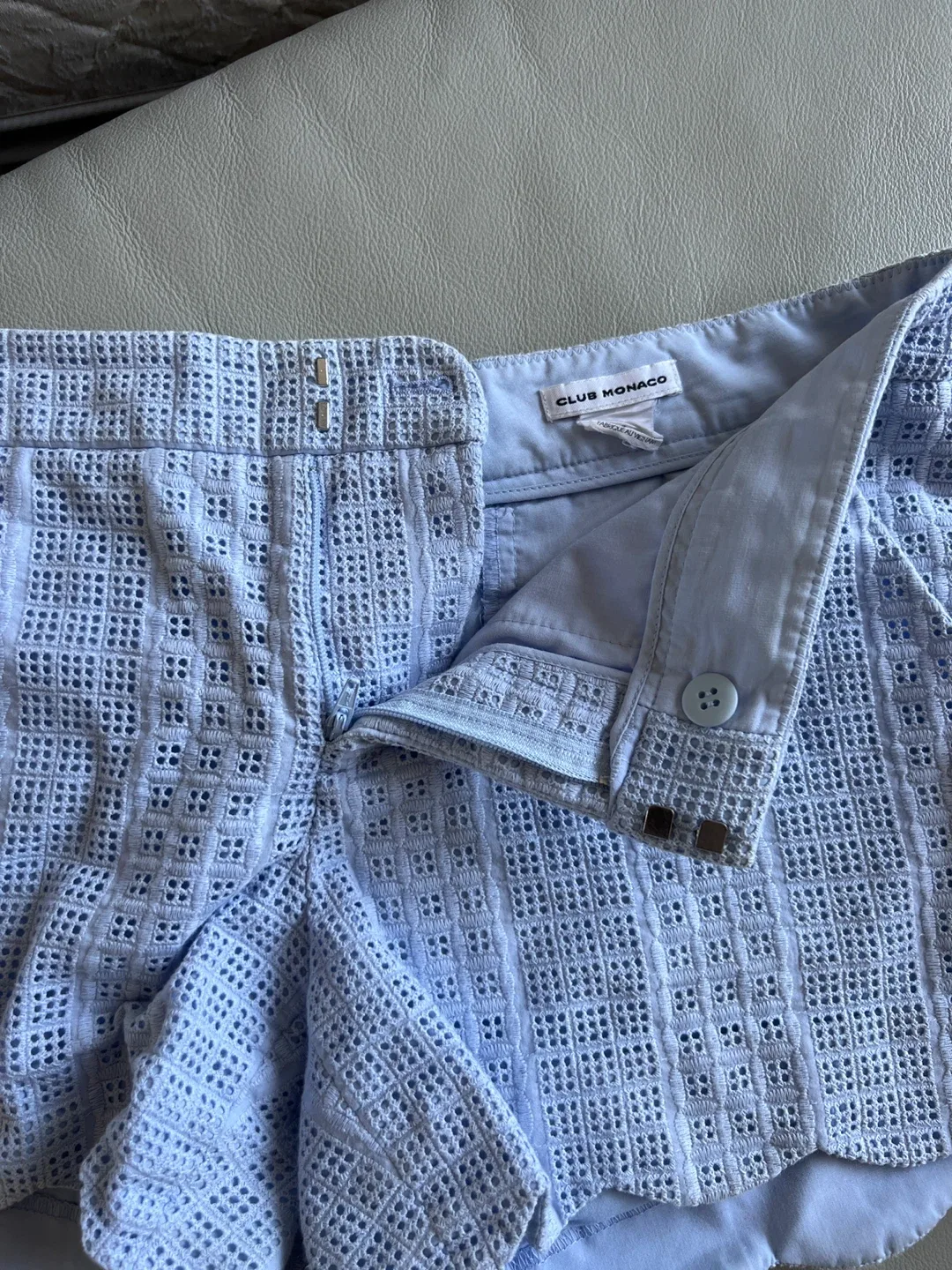 Club Monaco Baby Blue Shorts image indicator(3)