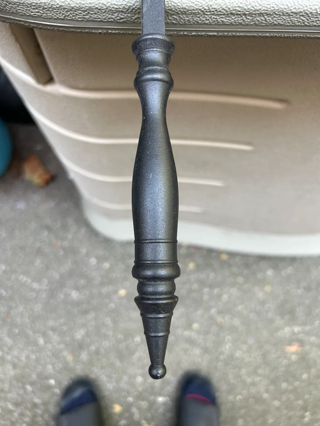 Tall set Black metal fireplace tools poker wood burning fire image indicator(3)