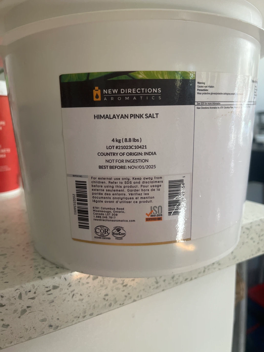 New Directions Aromatics Himalayan Pink Salt 4kg - photo 3