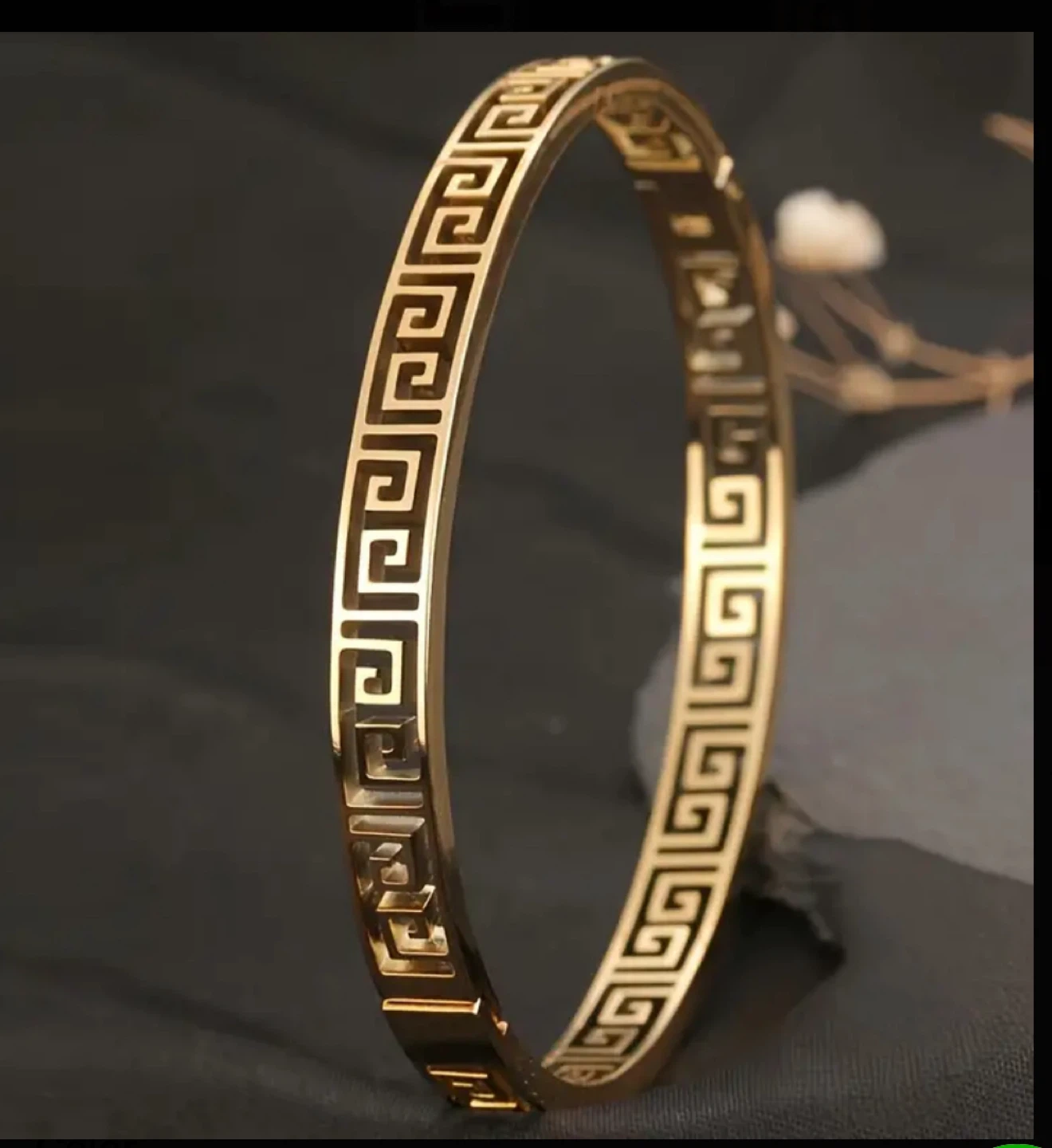 18 karat gold plated bracelet $26