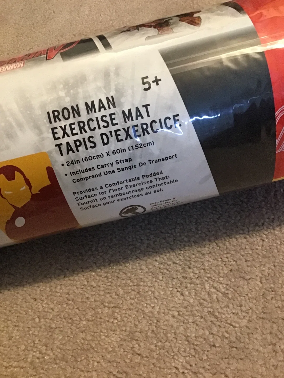 Marvel Avengers Iron Man Exercise Mat - New image indicator(2)