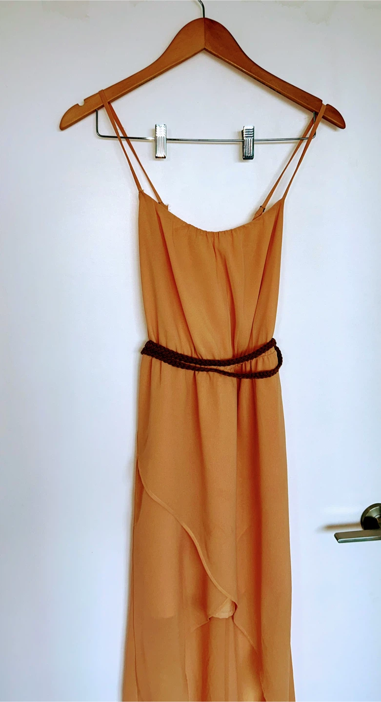 Peach Maxi Dress