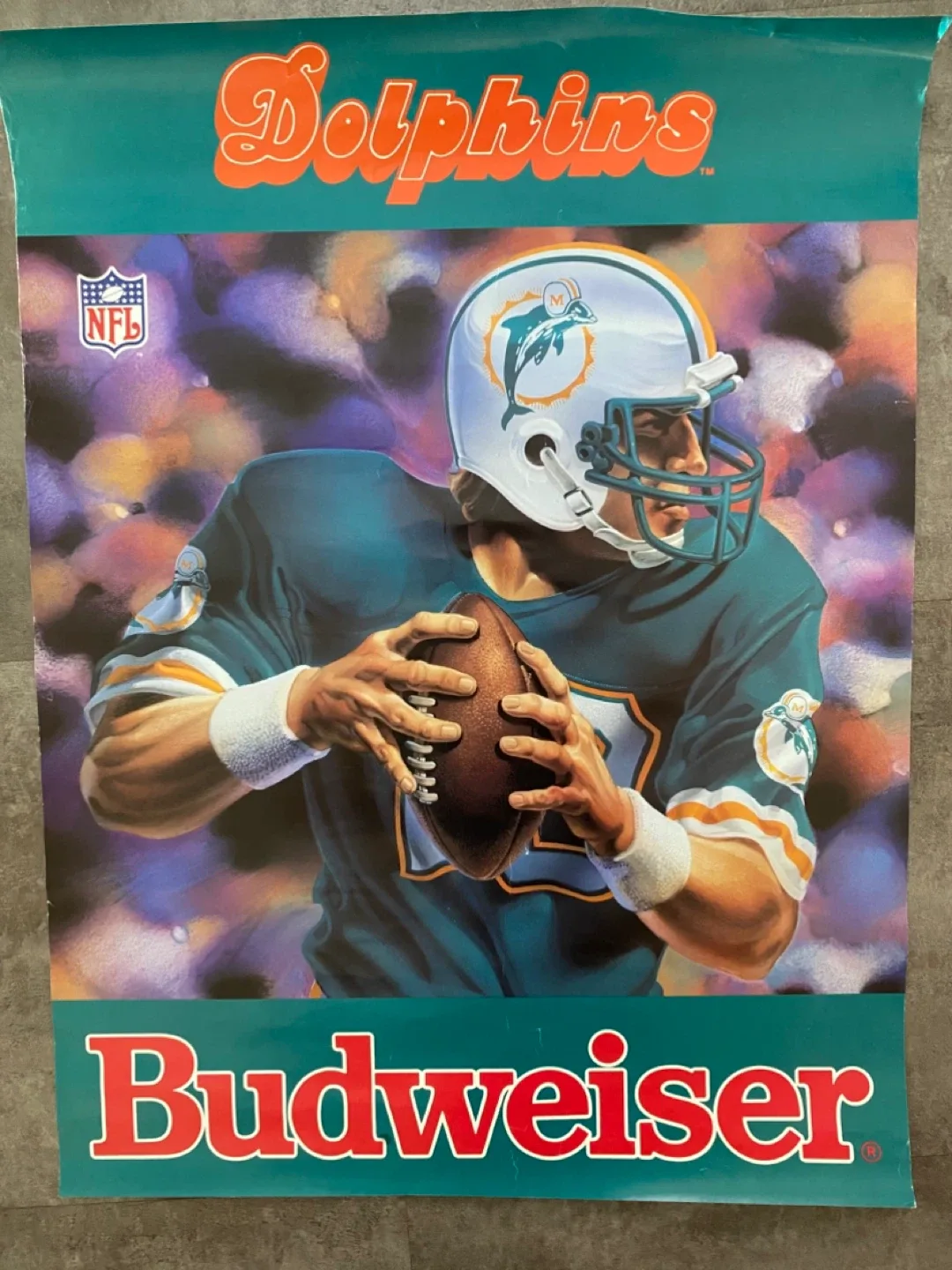 Set of Three 1980-1990’s NFL Football Budweiser Posters! image indicator(2)