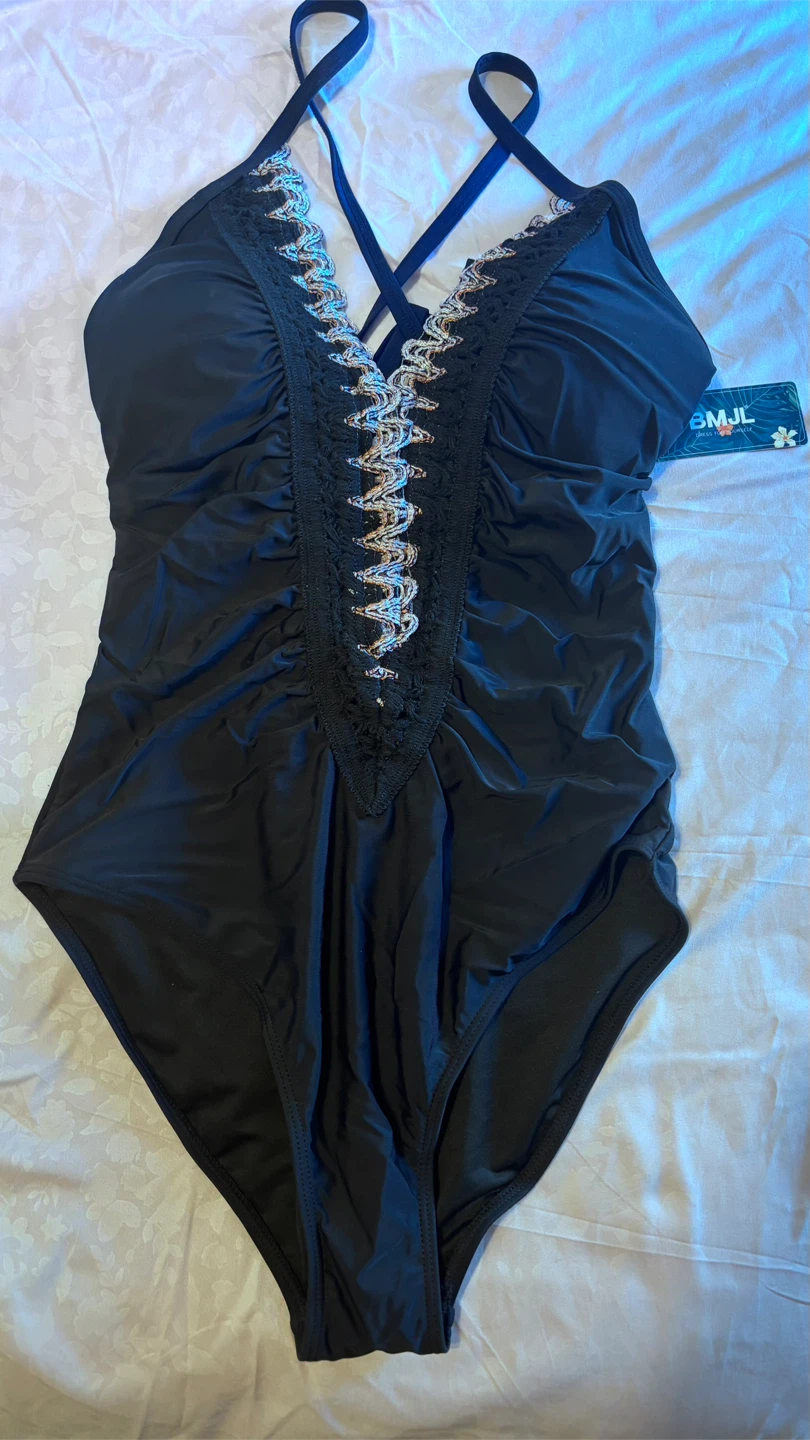 🧡SMJL Swimsuit - Black One Piece - photo 2