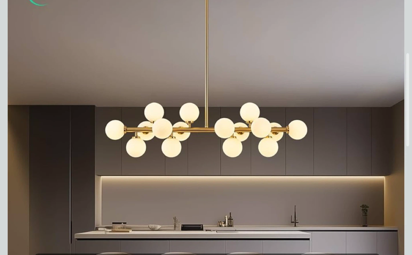 New 16-Light Mid Century Modern Light Fixture - photo 2