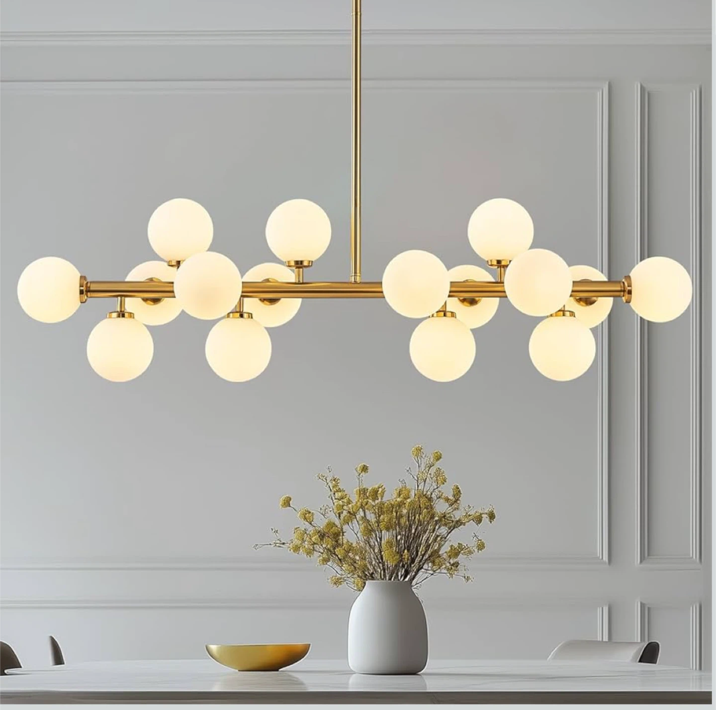 New 16-Light Mid Century Modern Light Fixture - photo 3