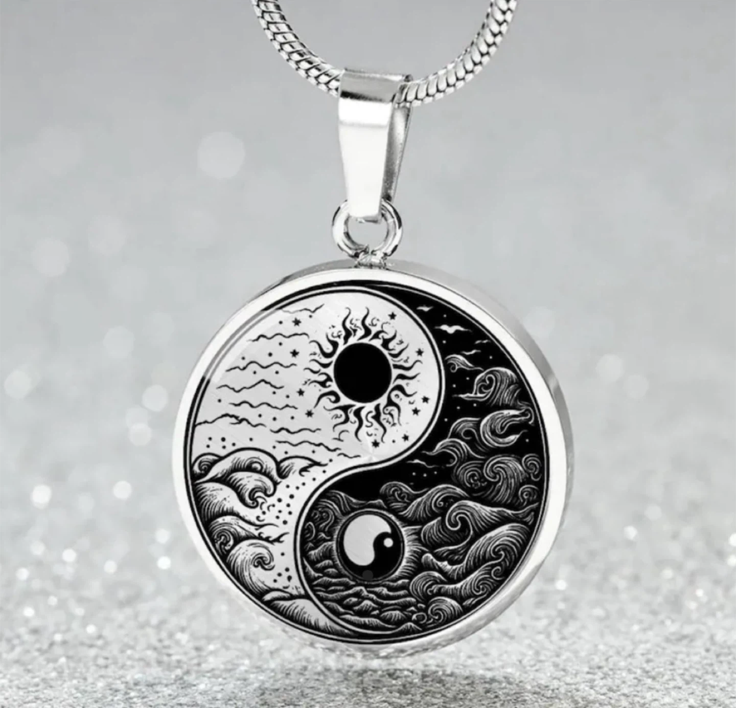 Yin Yang Pendant Necklace - photo 2