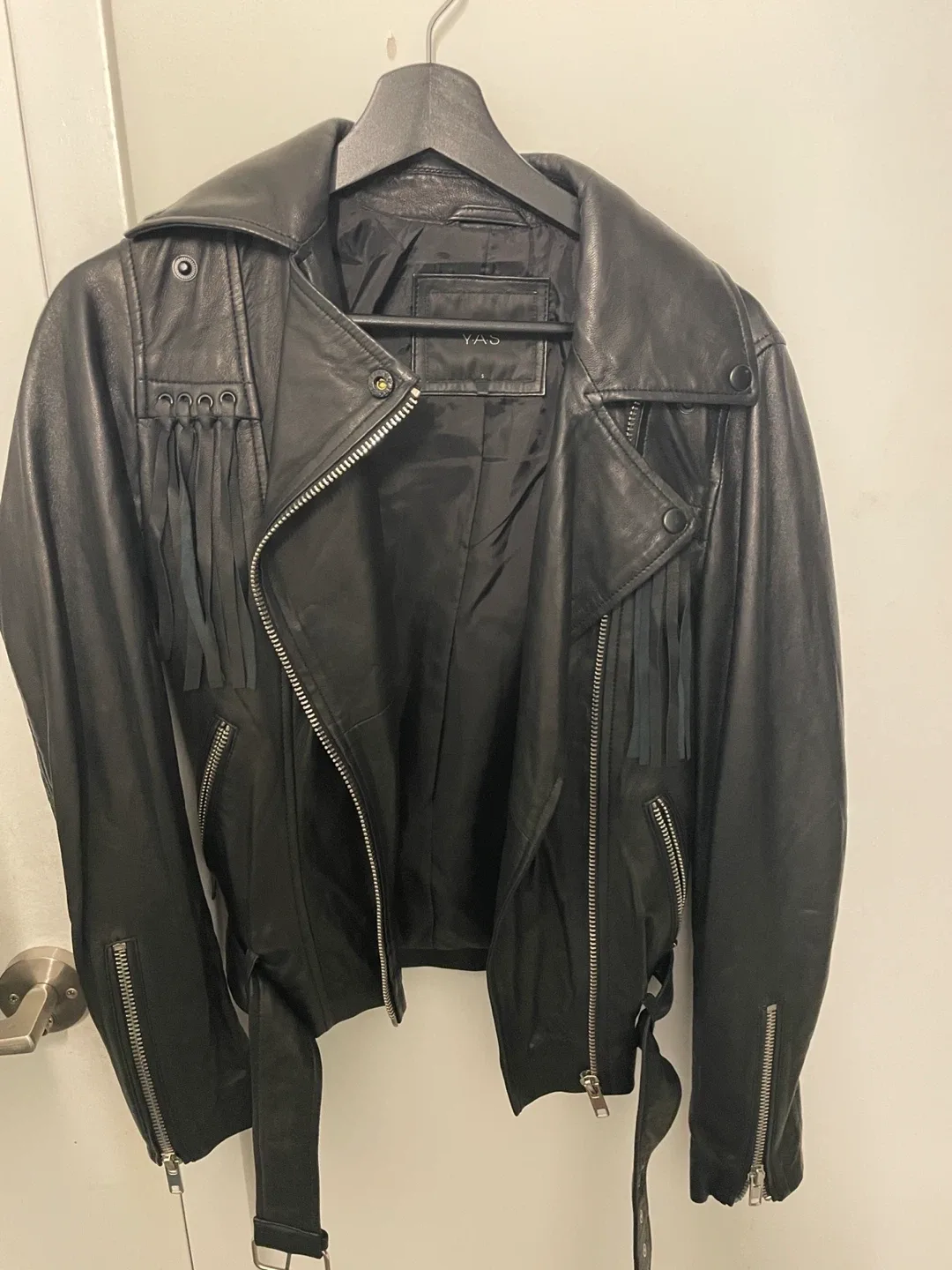 YAS Olympia Leather Jacket - Size S thumbnail