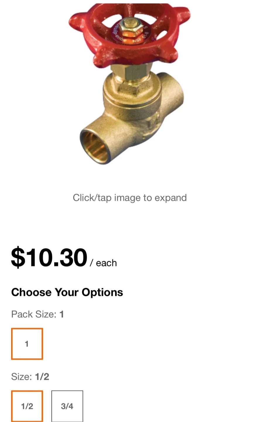 Aqua Dynamic 1/2" Stop Valve - New image indicator(2)