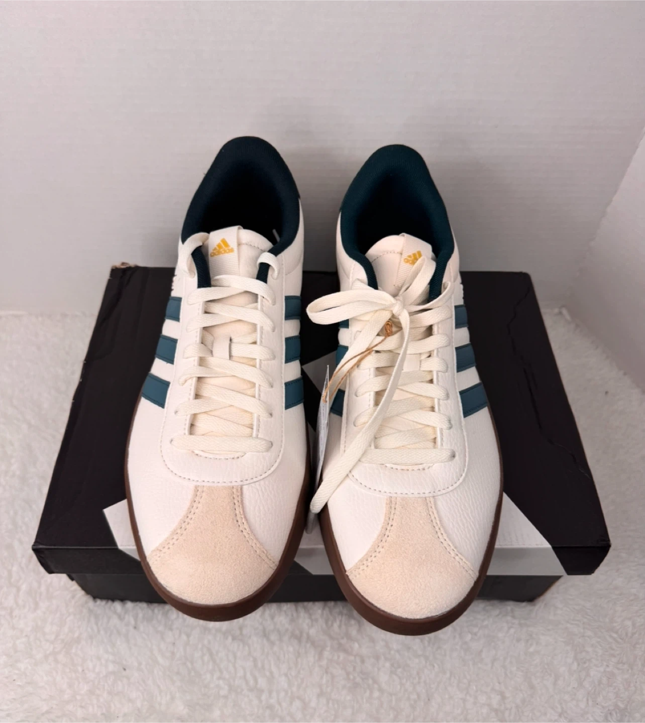 Adidas Gazelle Indoor Cream/Green Men's Shoes - photo 4
