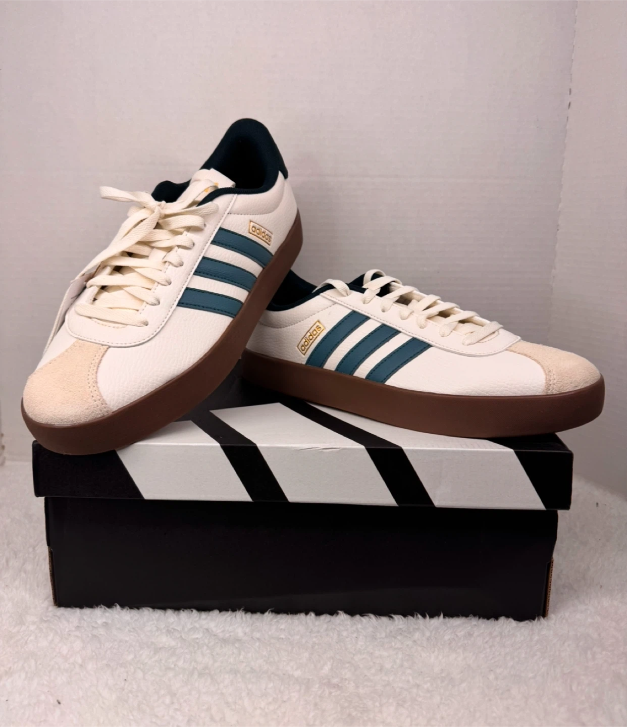 Adidas Gazelle Indoor Cream/Green Men's Shoes - photo 2
