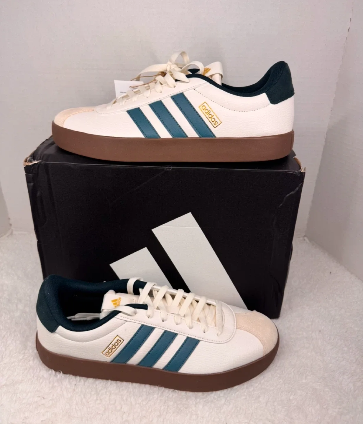 Adidas Gazelle Indoor Cream/Green Men's Shoes thumbnail