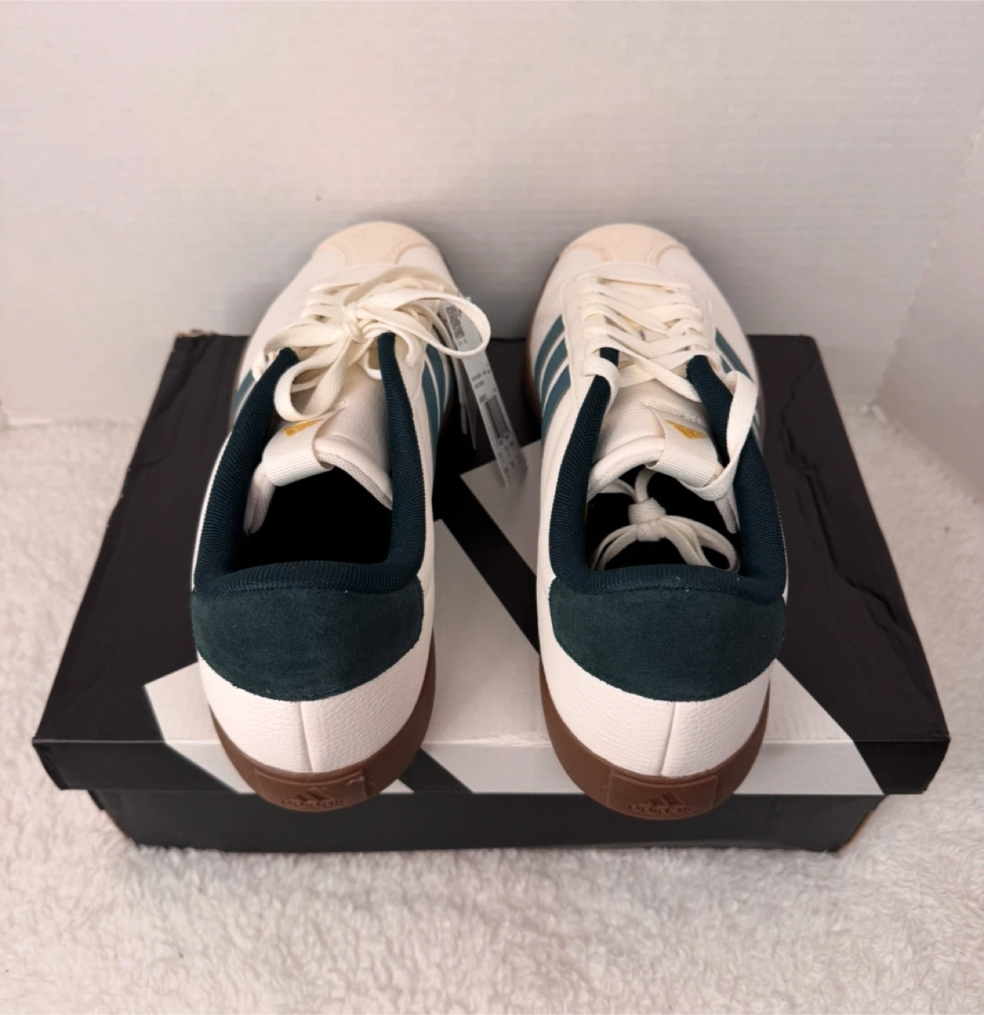 Adidas Gazelle Indoor Cream/Green Men's Shoes - photo 5