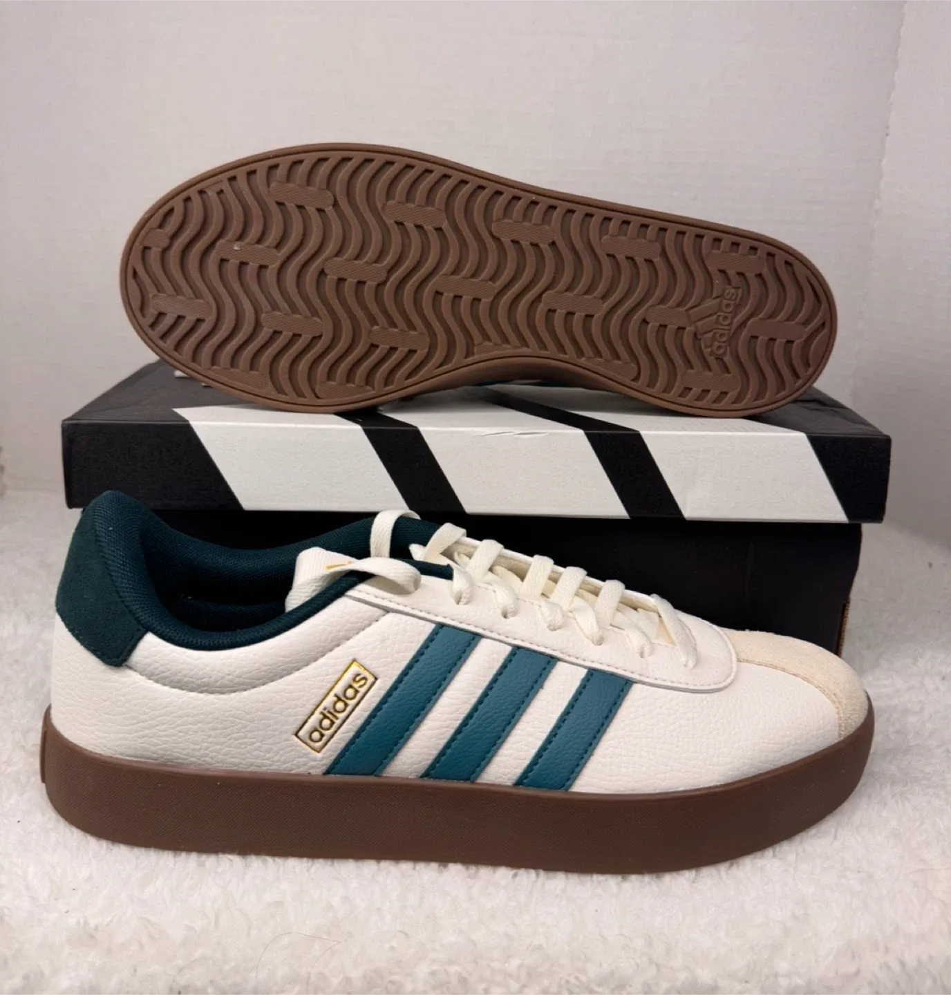 Adidas Gazelle Indoor Cream/Green Men's Shoes image indicator(6)