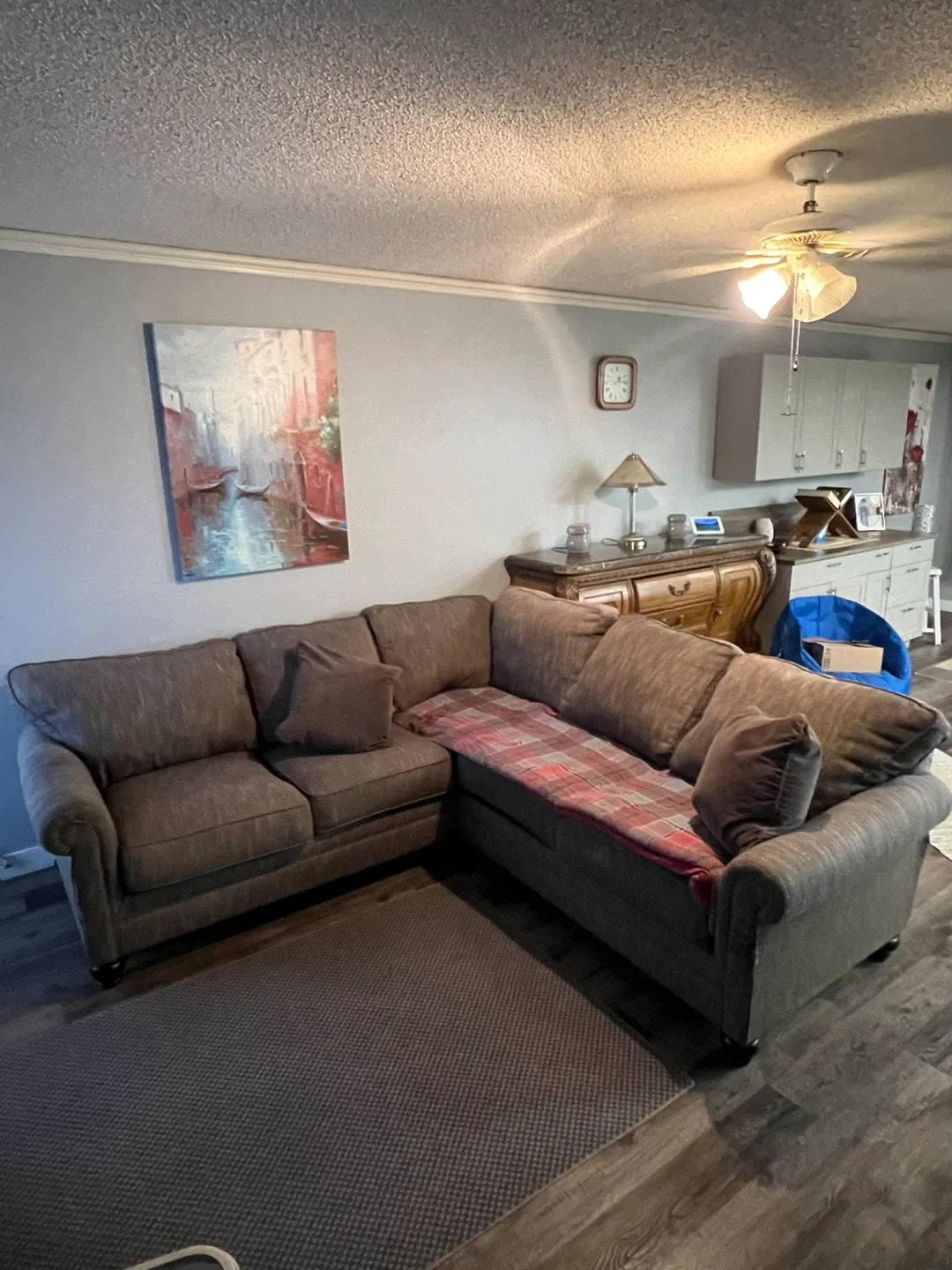 Used Sectional Sofa - Grey