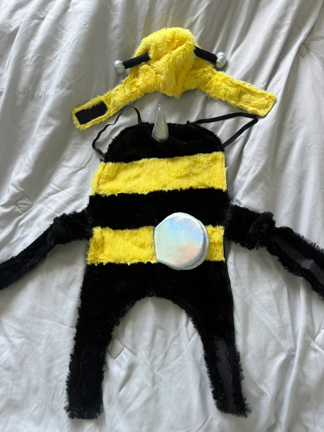 Medium dog Bumble Bee Unicorn Costume thumbnail