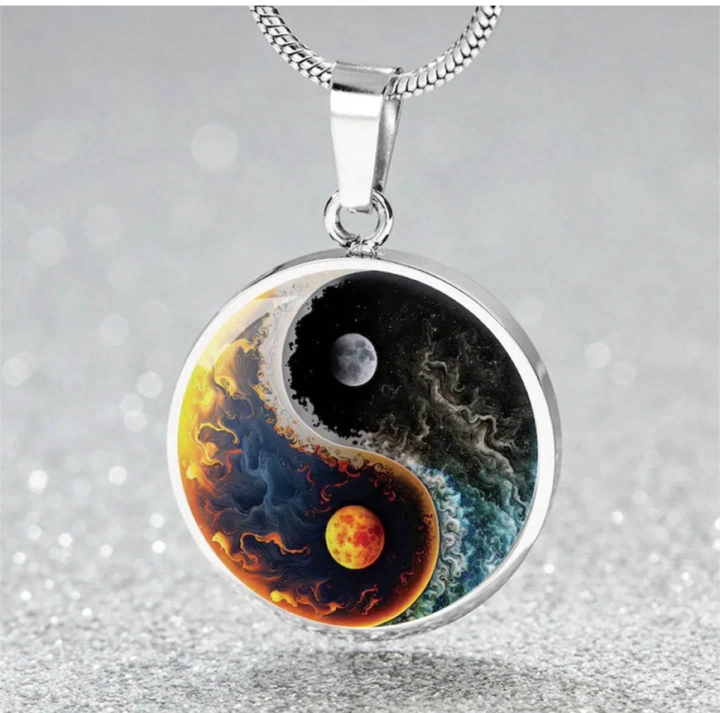 Yin Yang Pendant Necklace