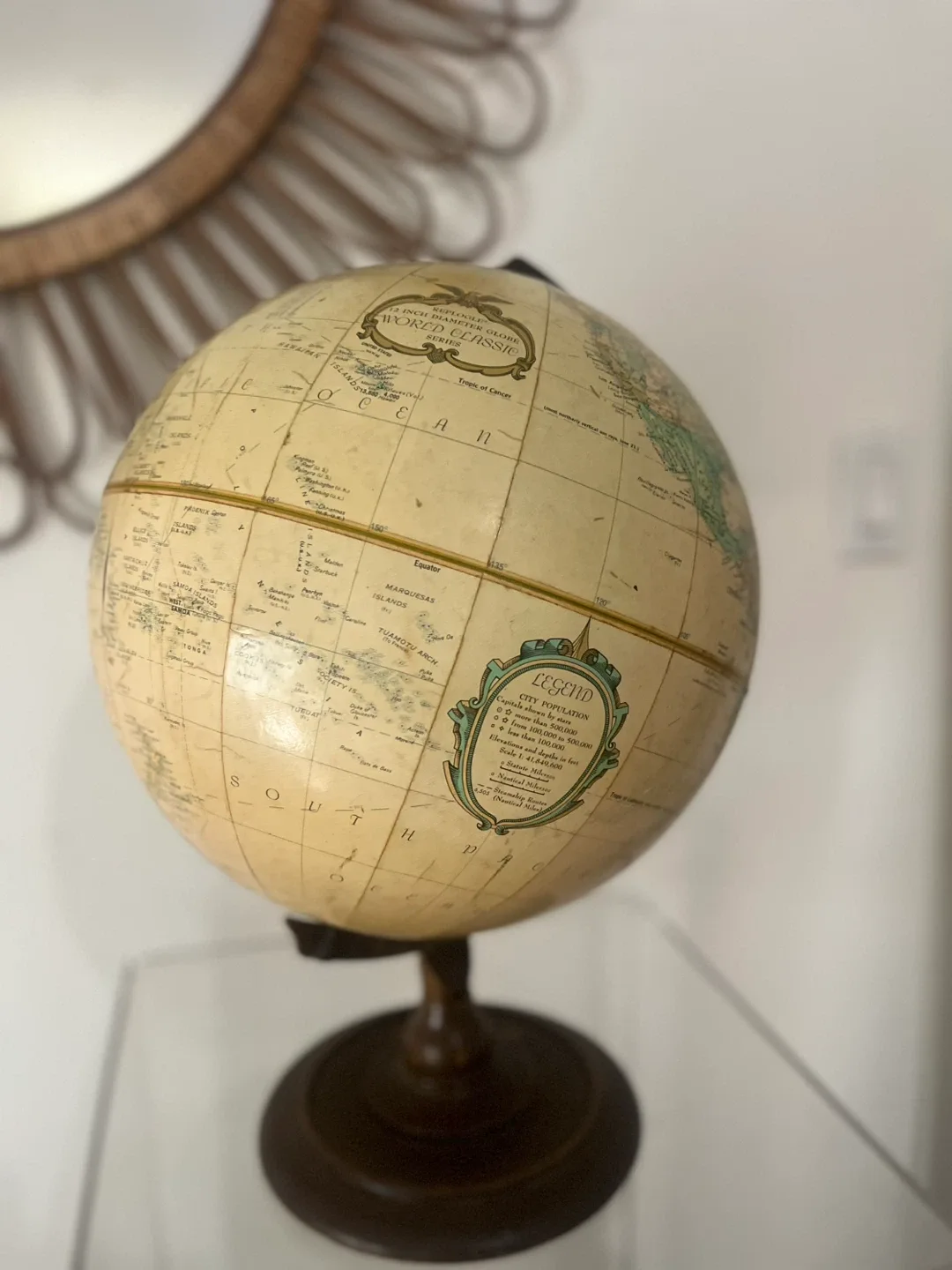 Vintage Replogle World Classic Series Globe