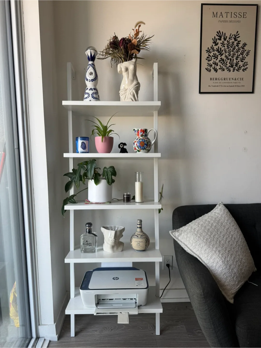 White Ladder Shelf
