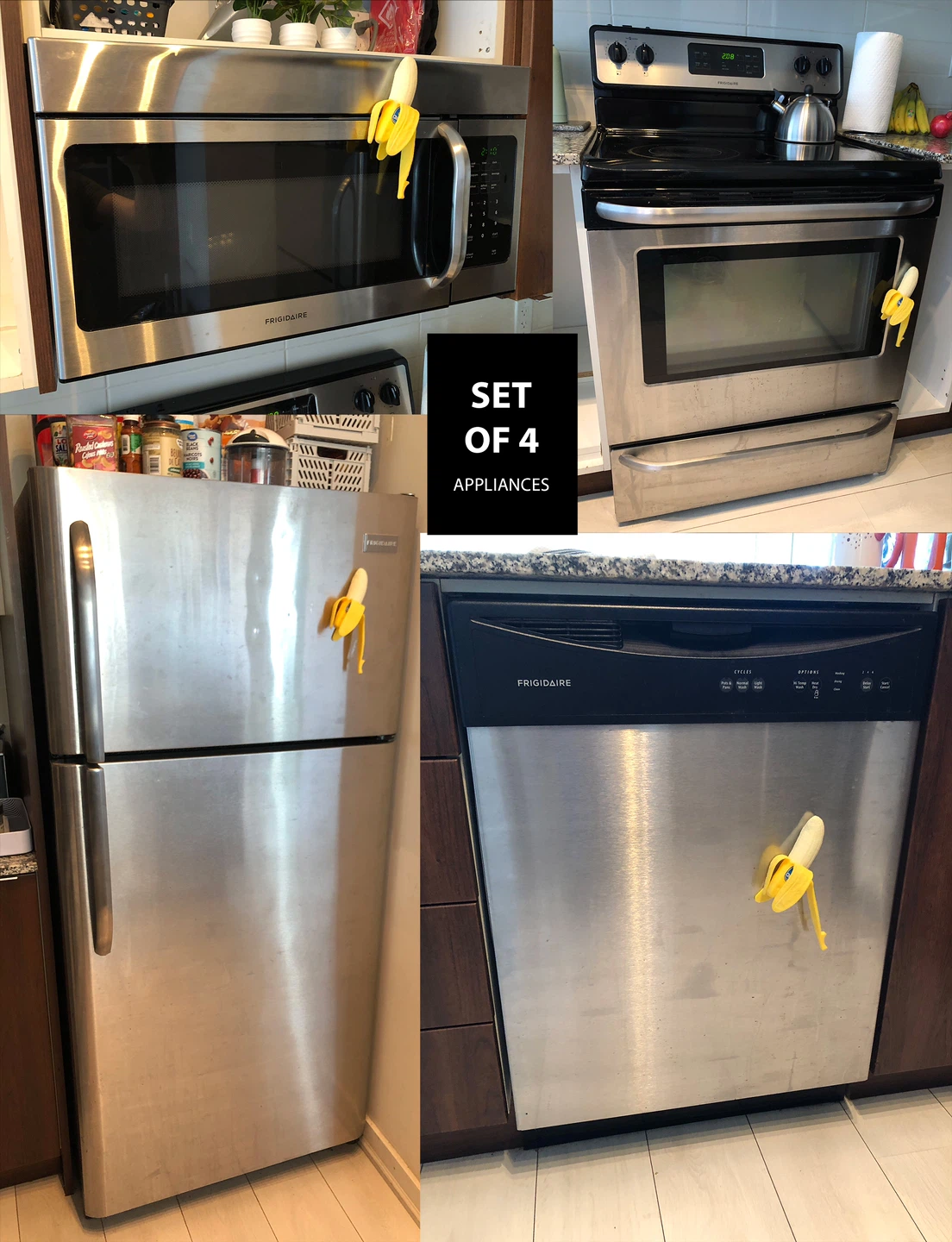 Kitchen Stainless steel - Fridge refrigerator stove dishwasher …