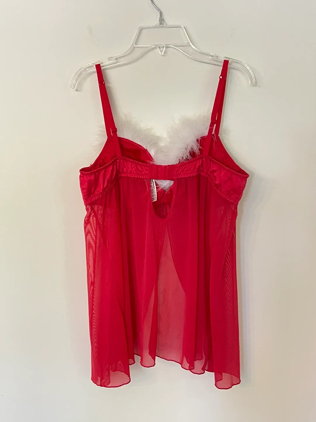 La Senza Red Babydoll Lingerie or Costume piece image indicator(4)