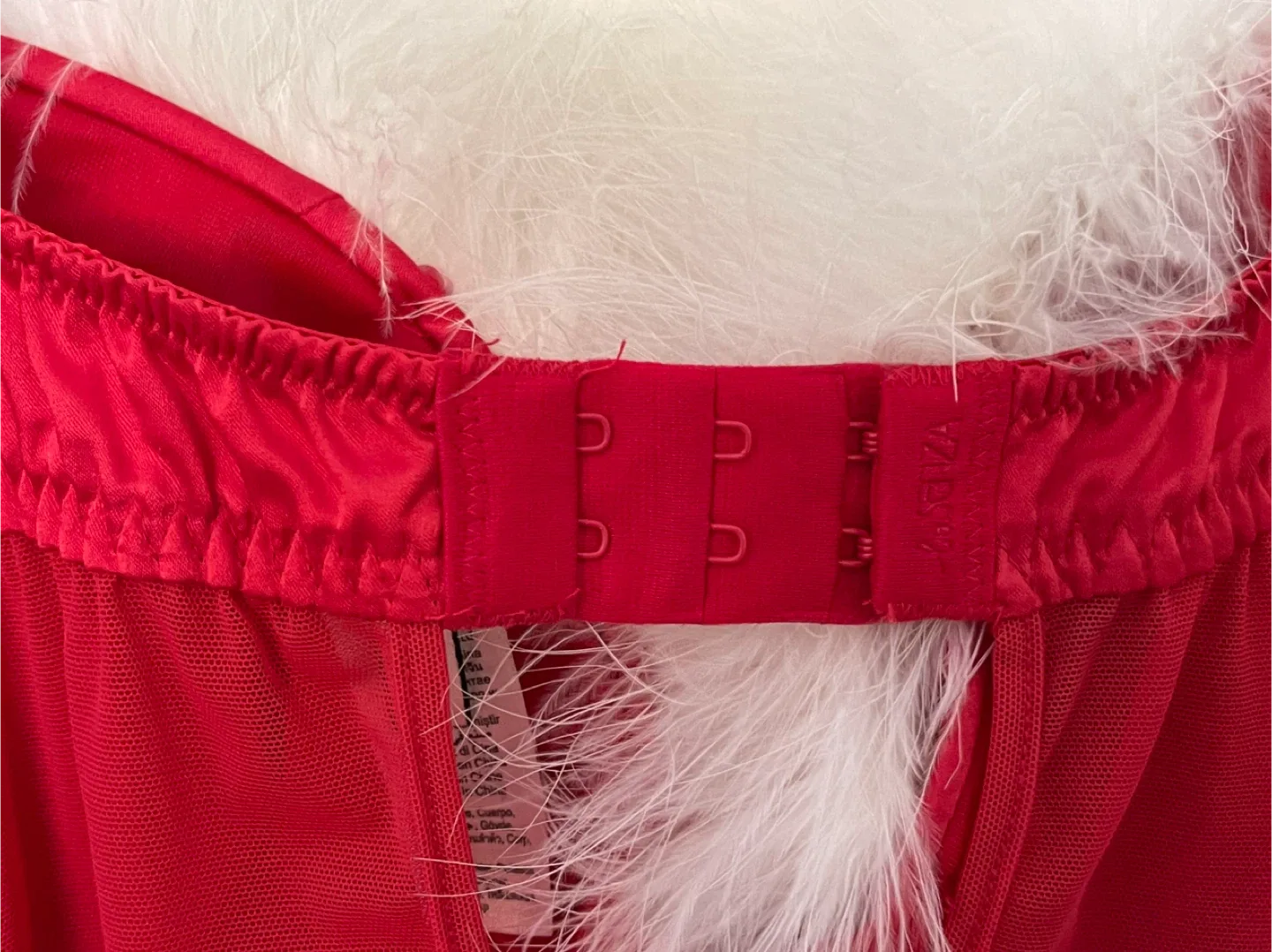 La Senza Red Babydoll Lingerie or Costume piece image indicator(5)