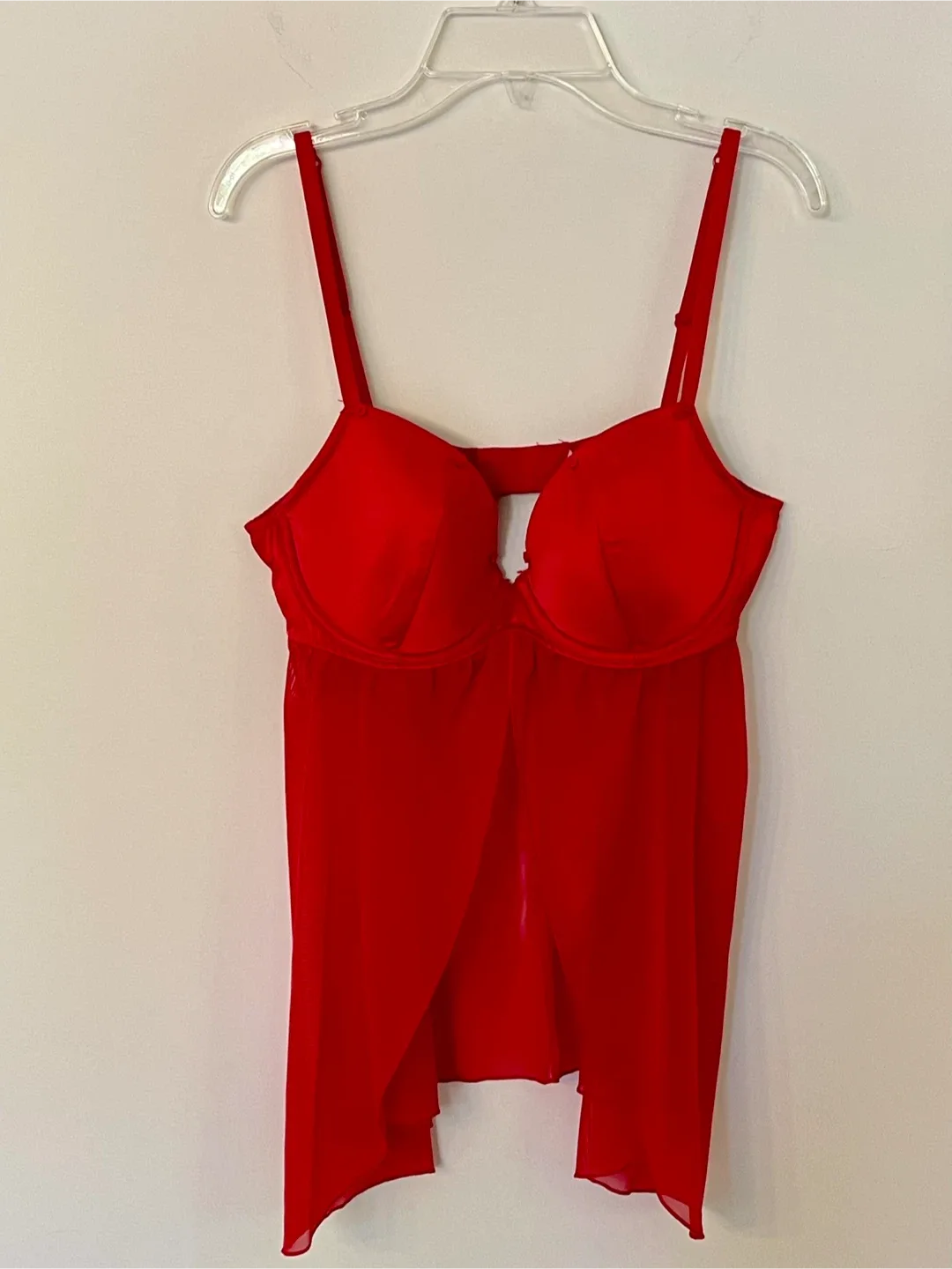 La Senza Red Babydoll Lingerie or Costume piece image indicator(3)