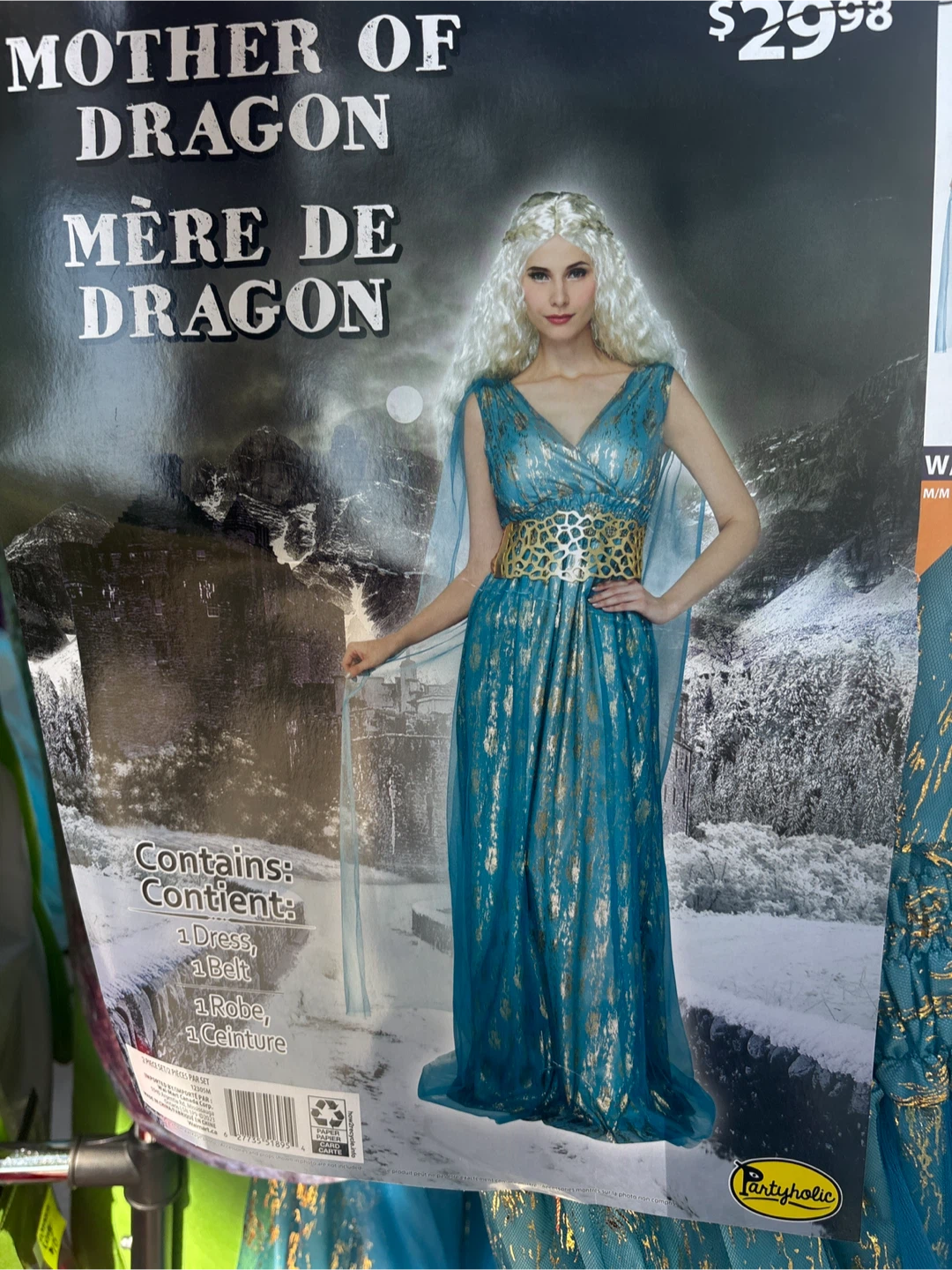 Mother of Dragon Costume - Size M (8-10)