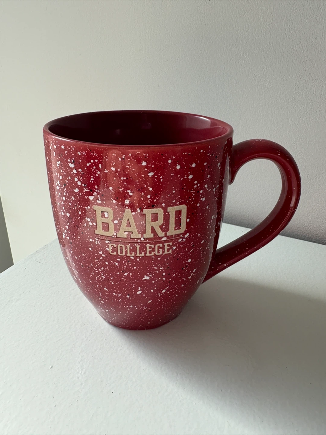 Bard College Red Speckled Mug