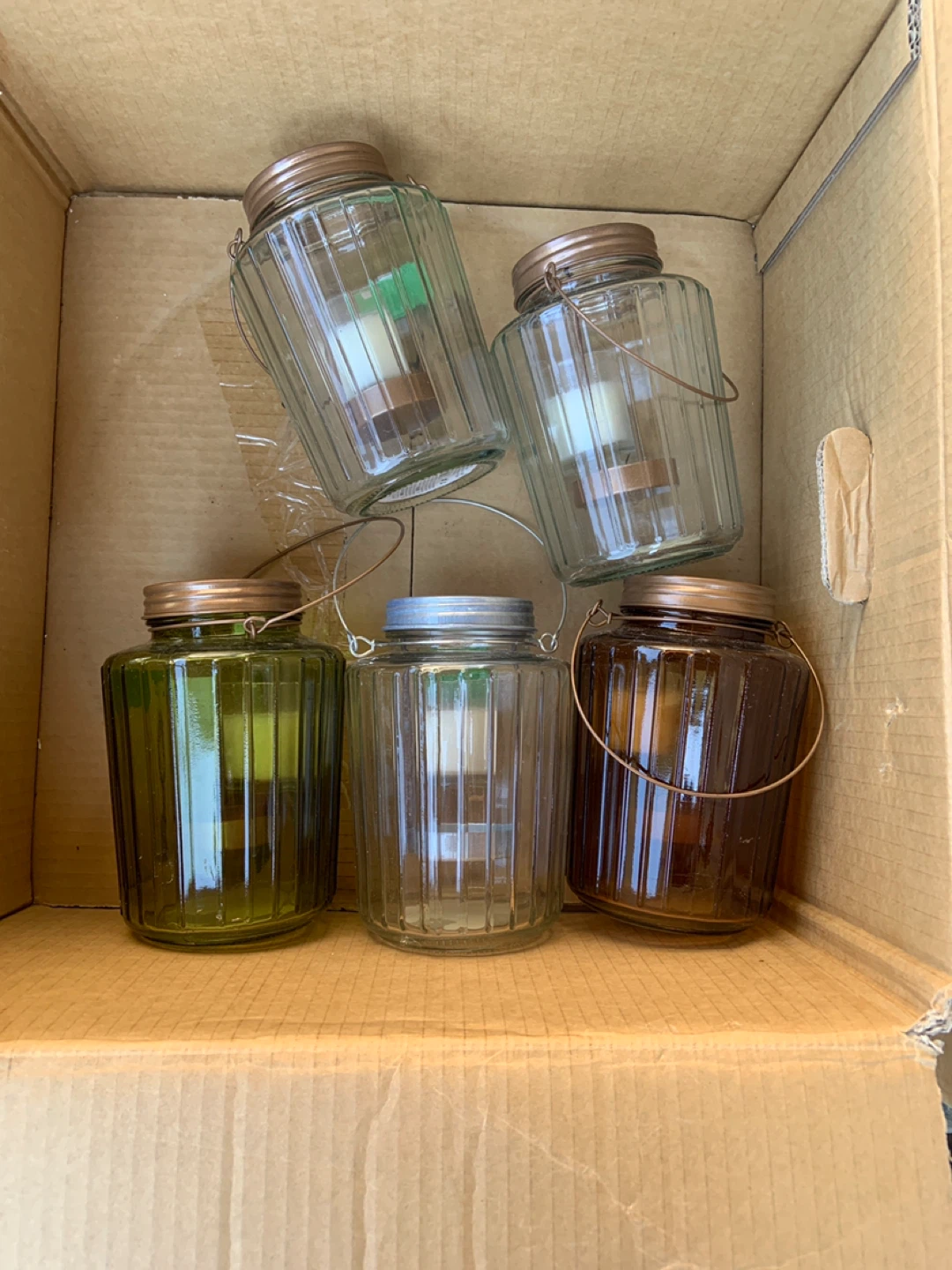 Glass Jar Lanterns - Set of 8 - photo 2