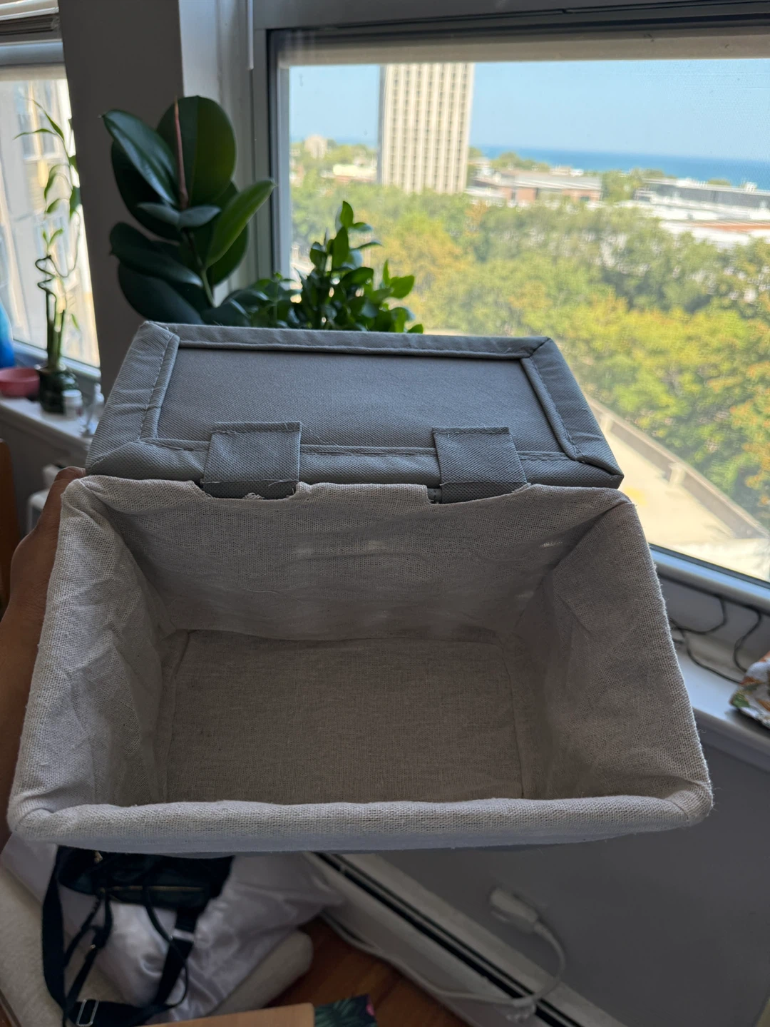 🧡 Woven Storage Basket with Lid - photo 2