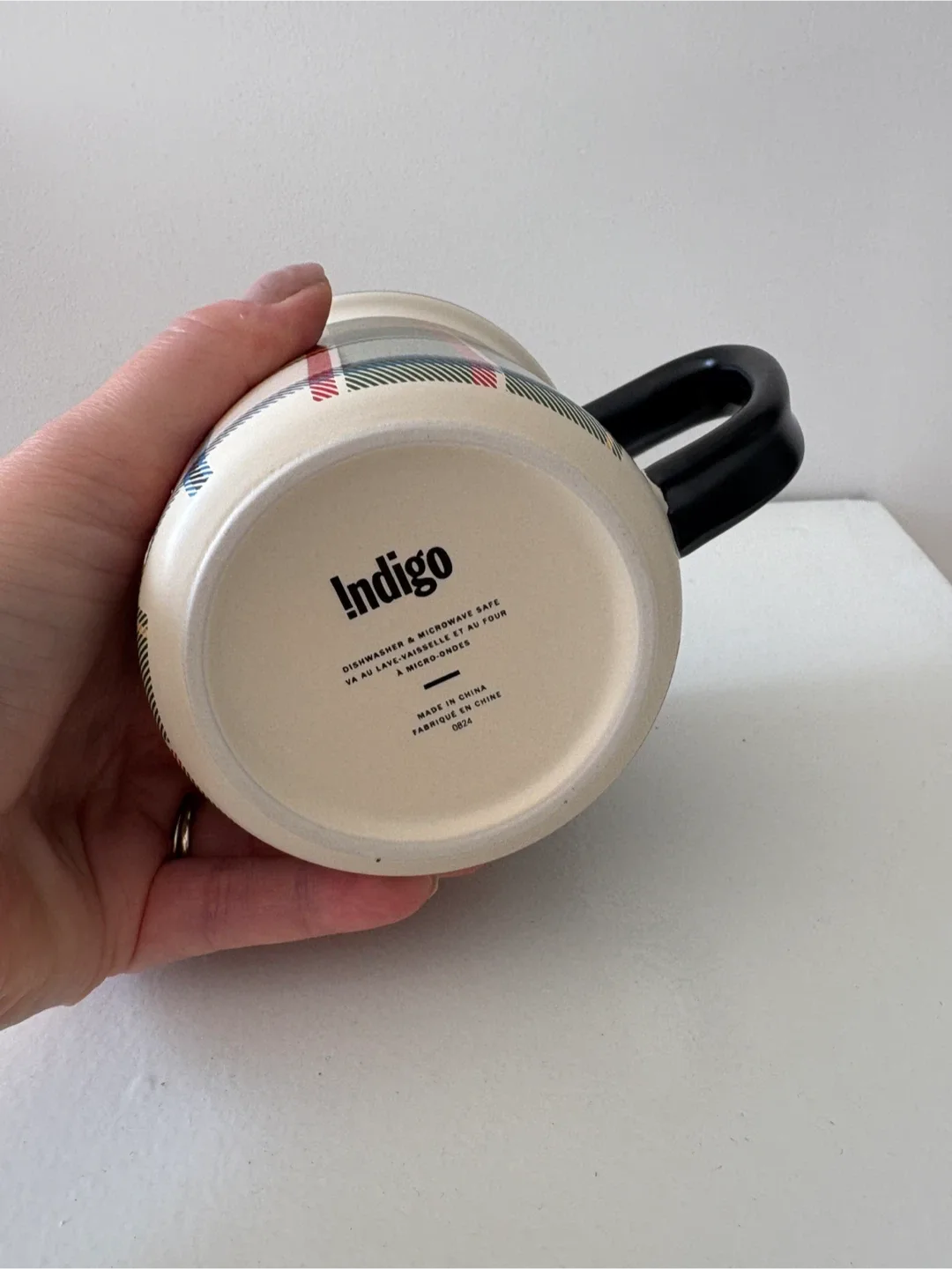 Indigo Plaid Mug image indicator(3)