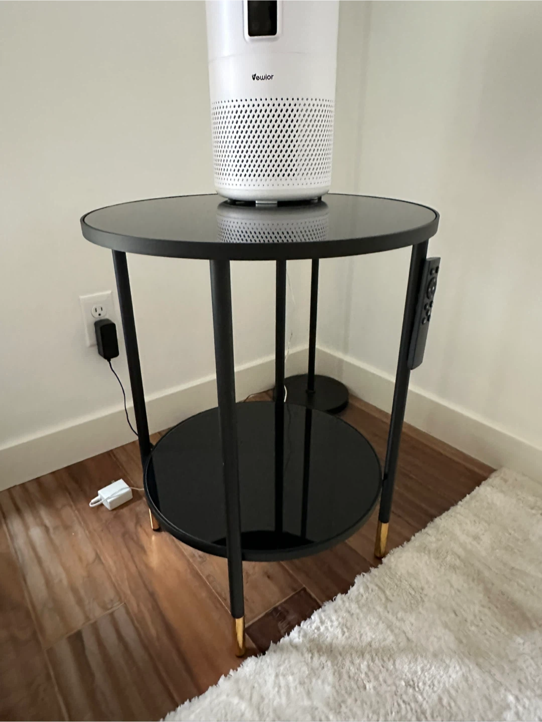 Black Glass Top Coffee Table - photo 4