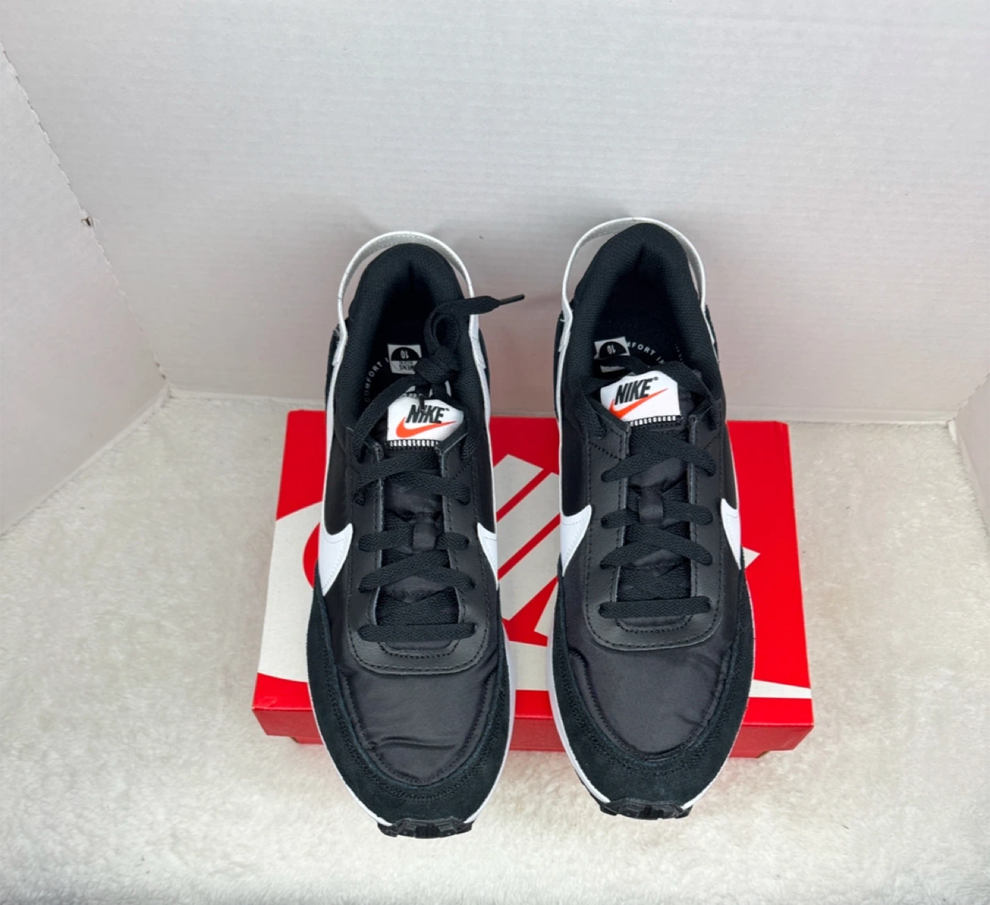 Nike Waffle Debut Black/White Sneakers - photo 3