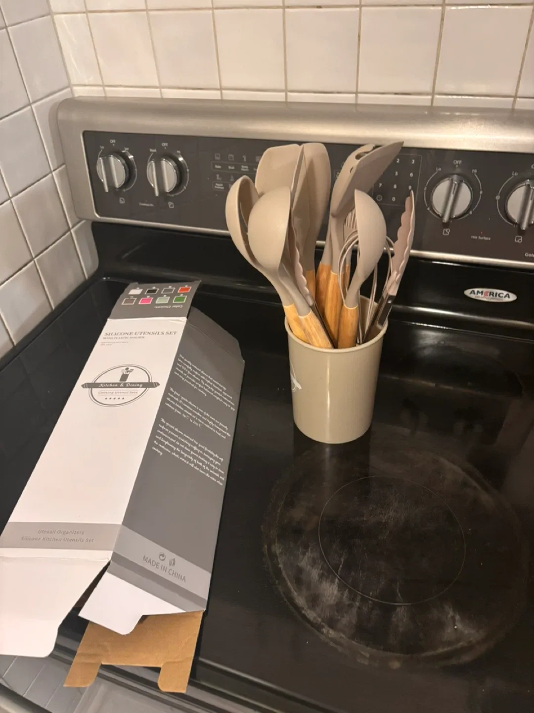 Silicone Utensil Set w/ Holder thumbnail