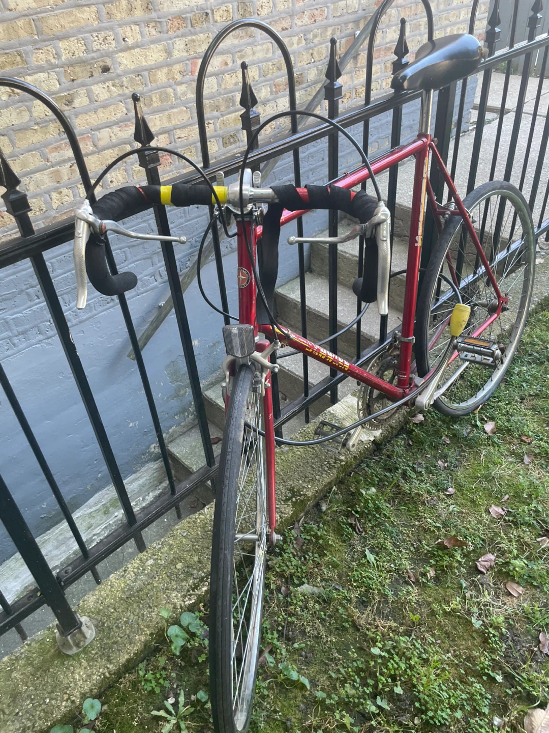 Vintage Red Road Bike