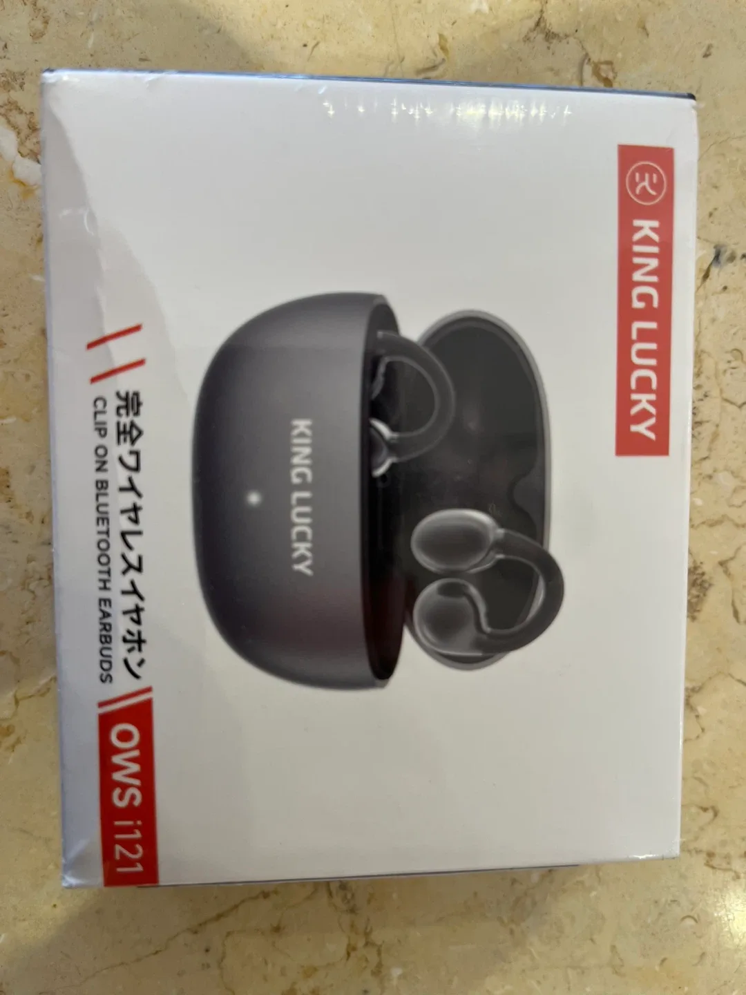 New King Lucky Clip On Bluetooth Earbuds - Black thumbnail