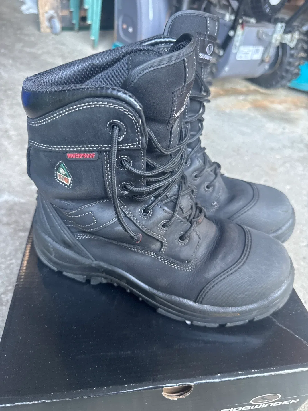 Sidewinder Rogue 851 Black Work Boots - Size 10 image indicator(4)