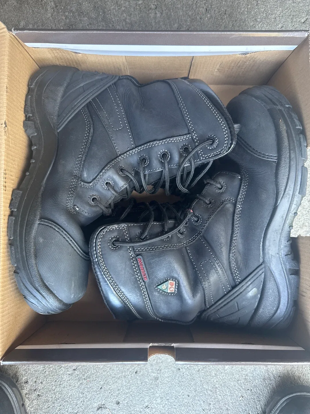 Sidewinder Rogue 851 Black Work Boots - Size 10 image indicator(5)