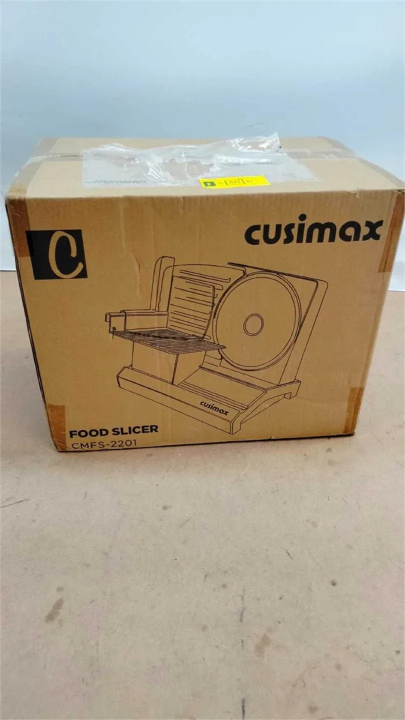Cusimax CMFS-2201 Food Slicer - New in Box! thumbnail