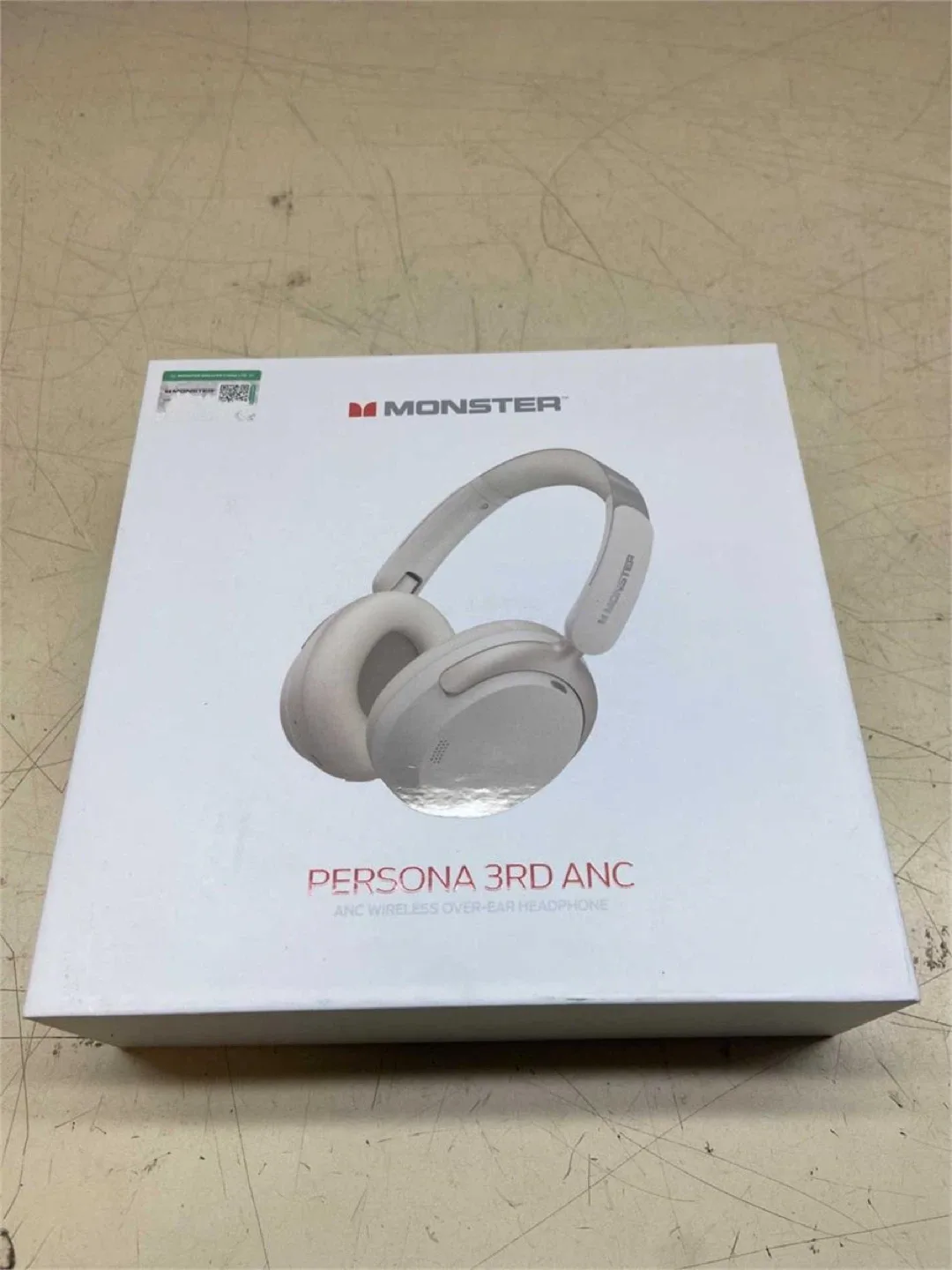 Monster Persona 3rd ANC Wireless Headphones - White thumbnail