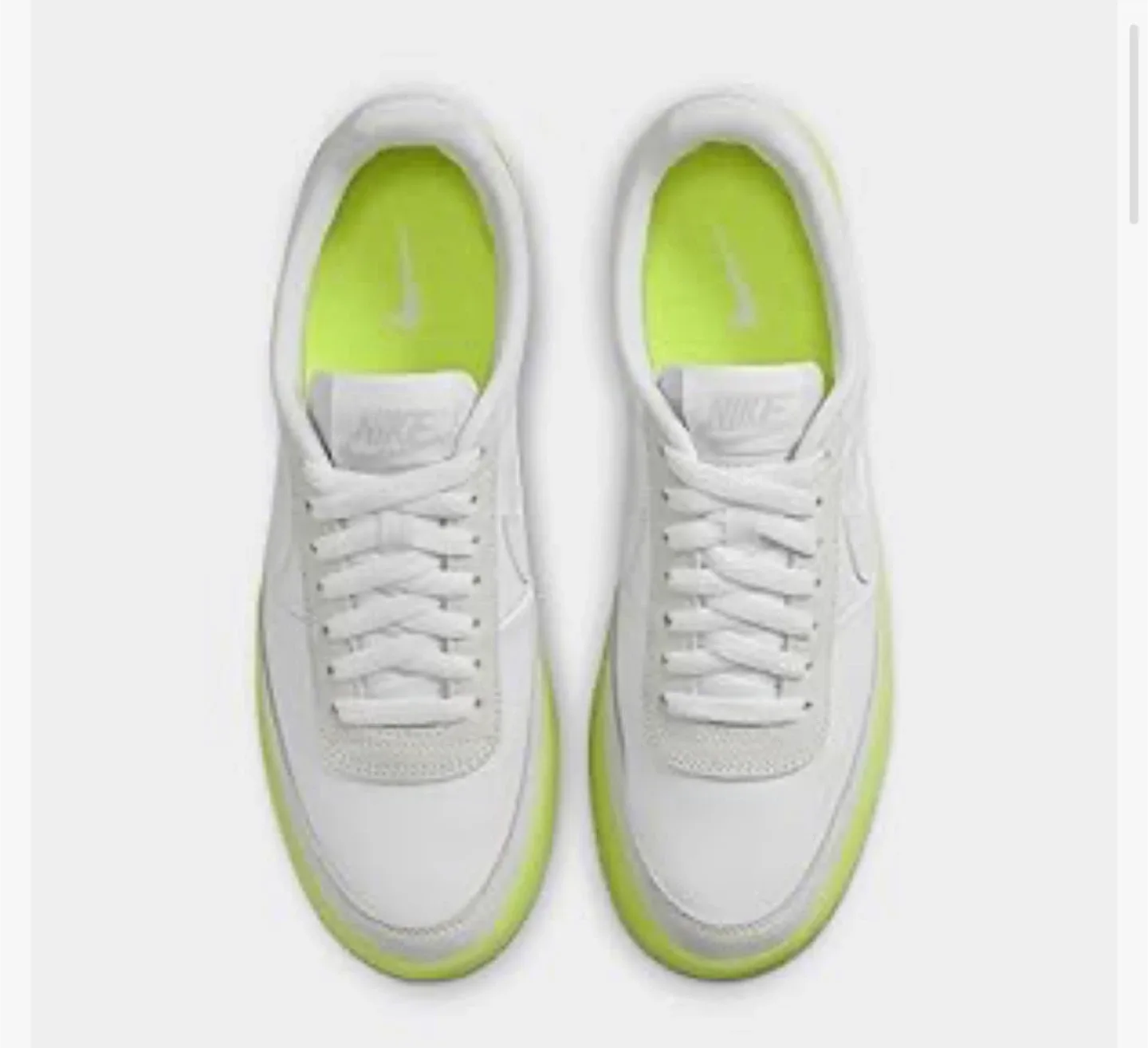 Nike Court Vision Low Next Nature White/Volt thumbnail