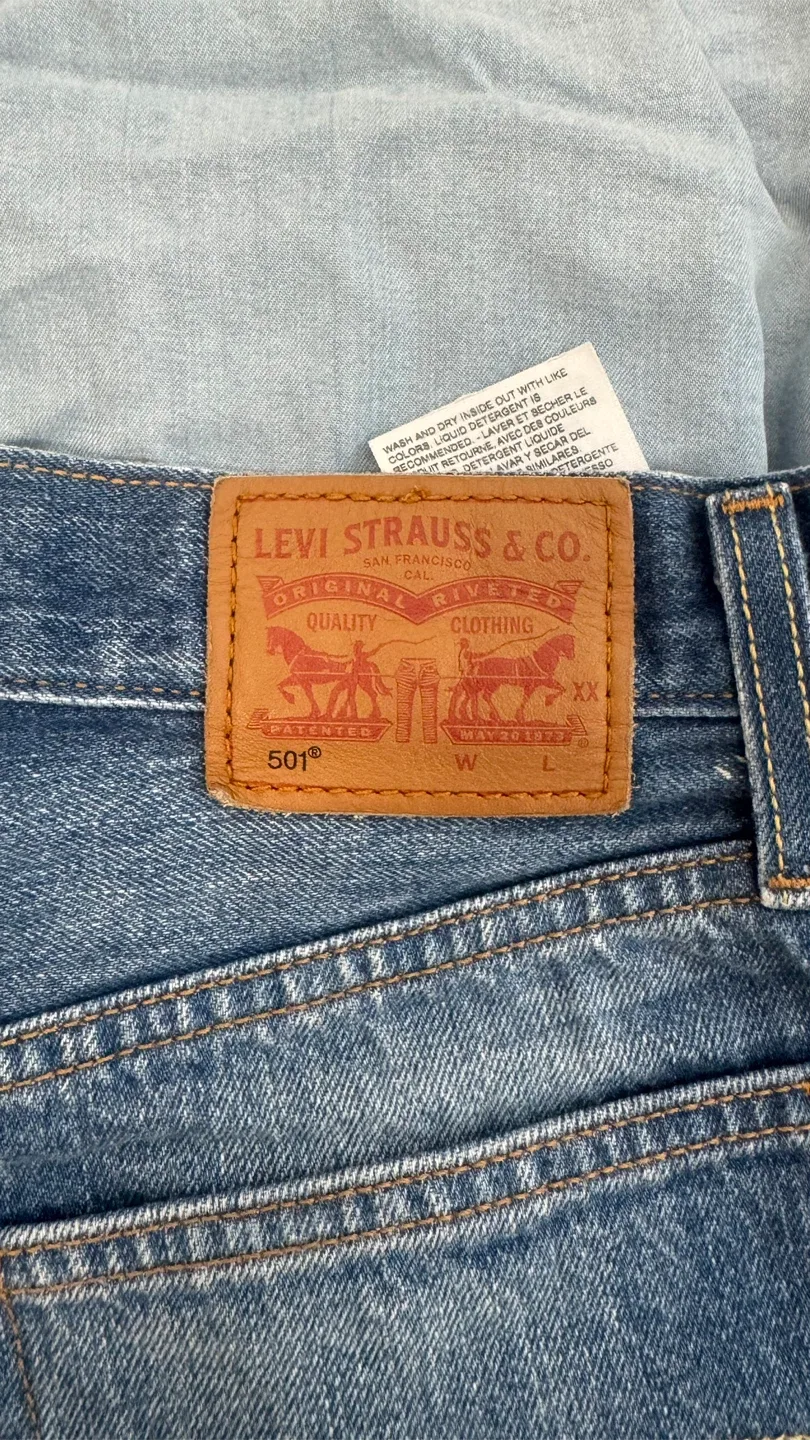 Levi's 501 Denim Shorts image indicator(3)